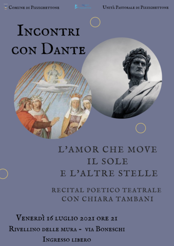 Incontri con Dante: L’amor che move il sole e l’altre stelle